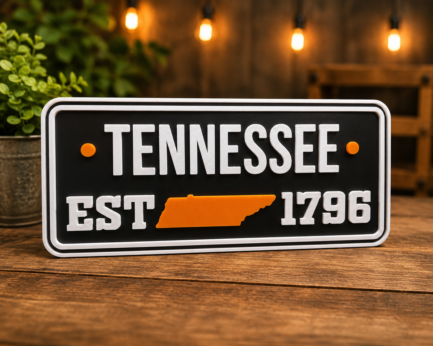 Tennessee State Decorative Wall Sign