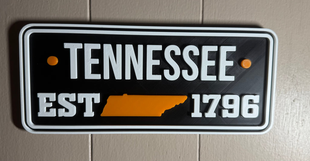 Tennessee State Decorative Wall Sign